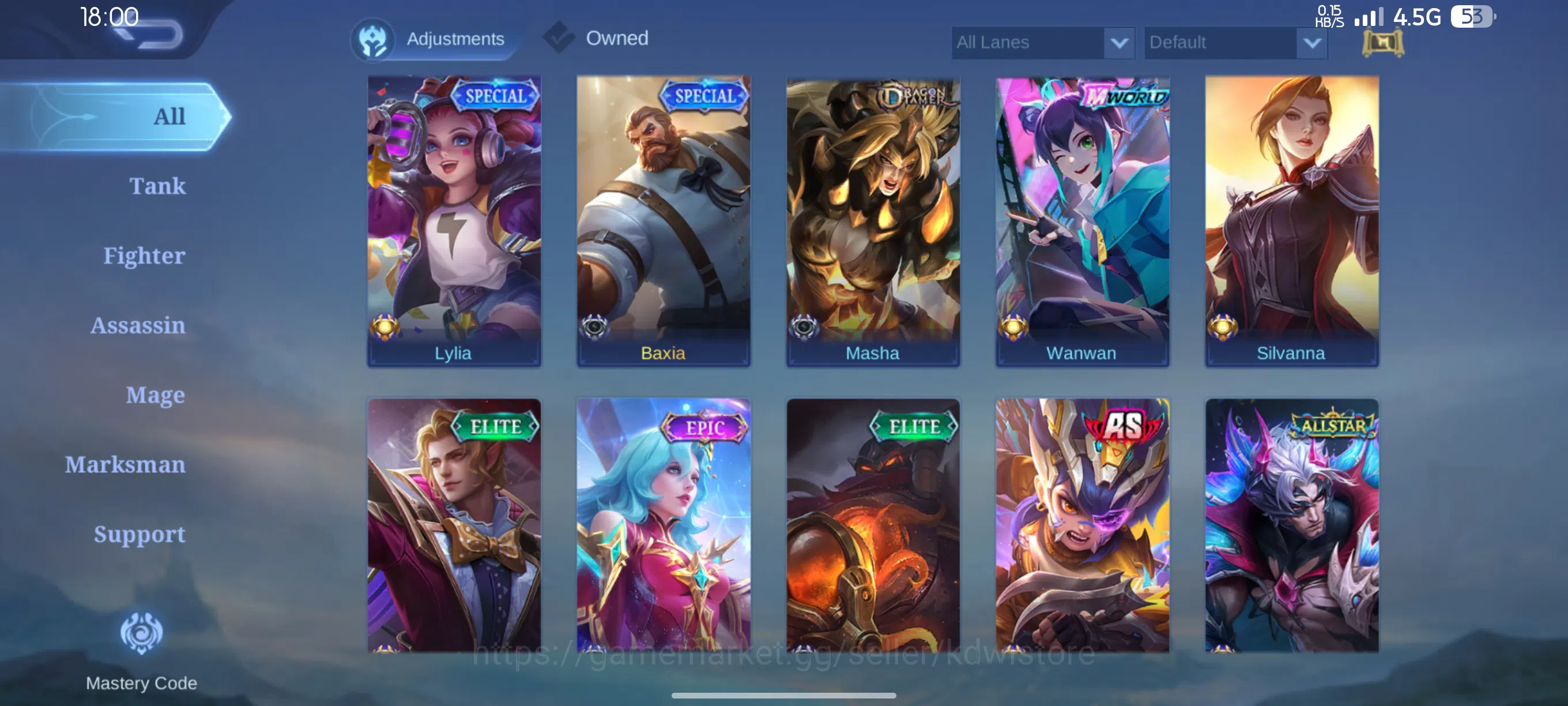 Mobile Legends: Bang Bang Accounts MLBB | PERSONAL ACCOUNT | +15K Match image 12