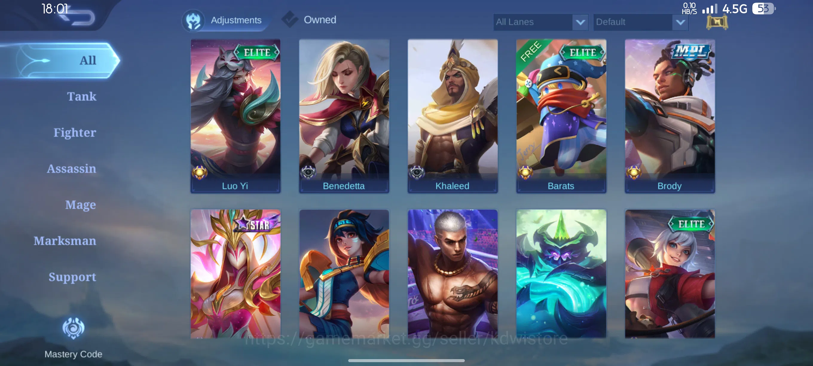 Mobile Legends: Bang Bang Accounts MLBB | PERSONAL ACCOUNT | +15K Match image 13