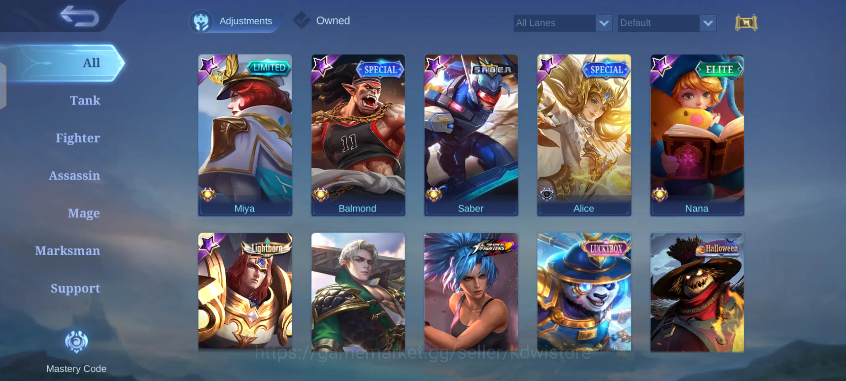 Mobile Legends: Bang Bang Accounts MLBB | PERSONAL ACCOUNT | +15K Match image 4