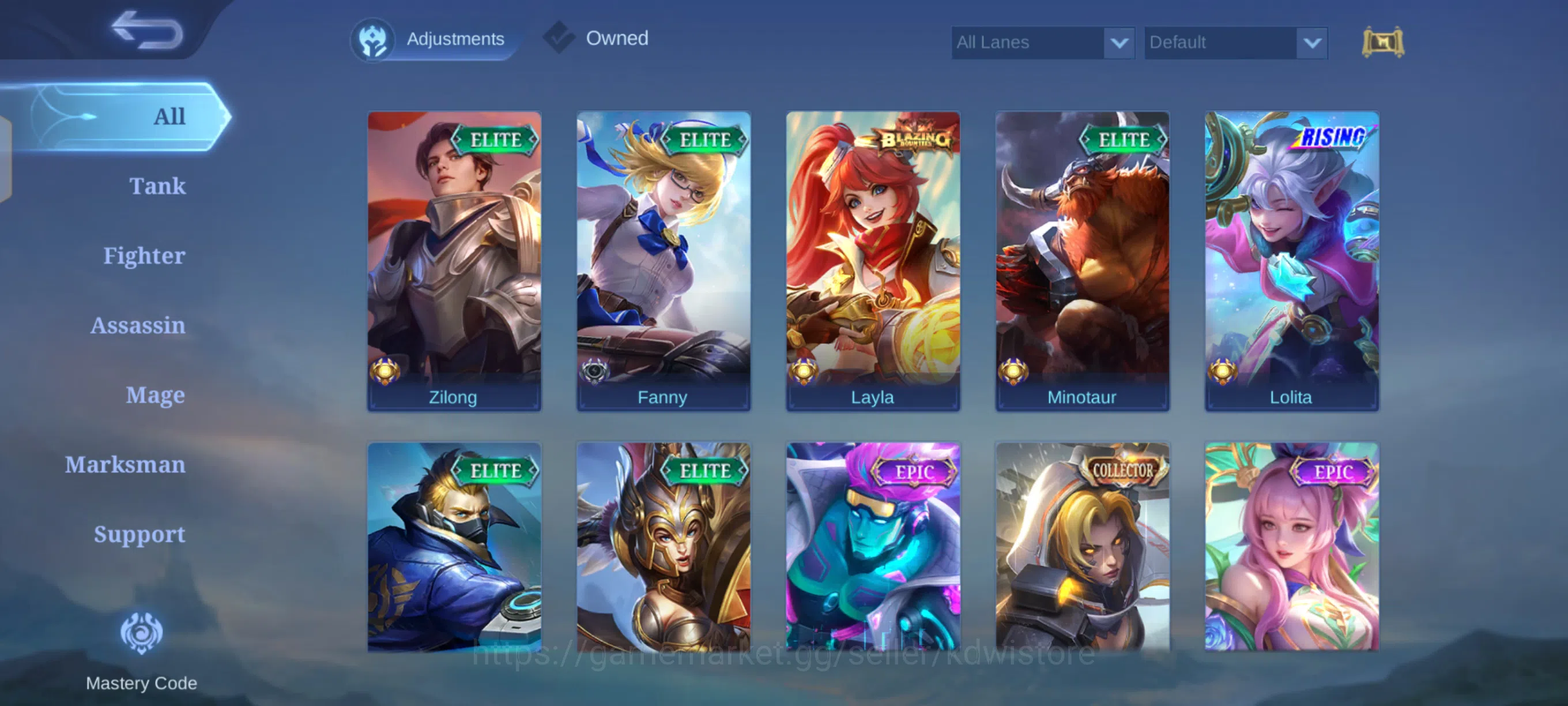Mobile Legends: Bang Bang Accounts MLBB | PERSONAL ACCOUNT | +15K Match image 5