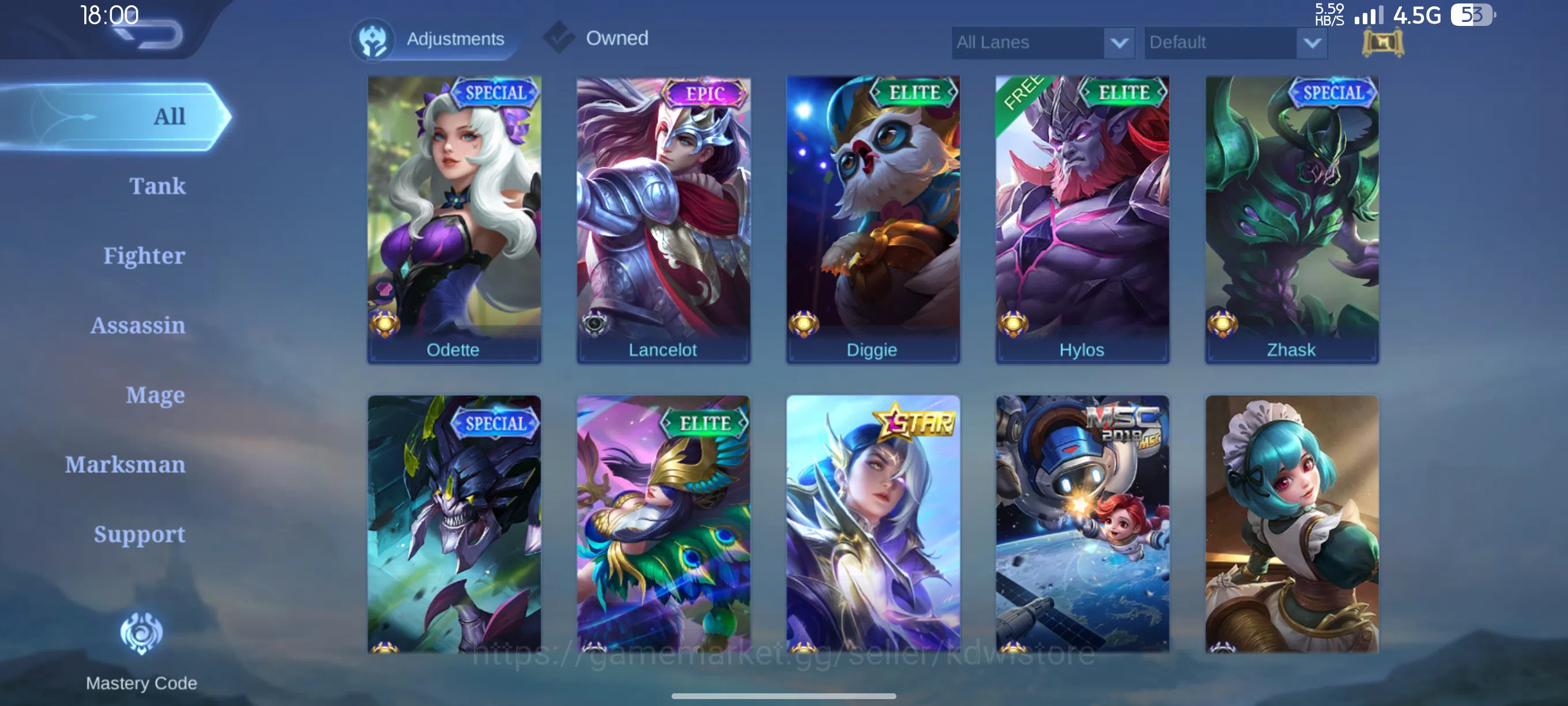 Mobile Legends: Bang Bang Accounts MLBB | PERSONAL ACCOUNT | +15K Match image 8