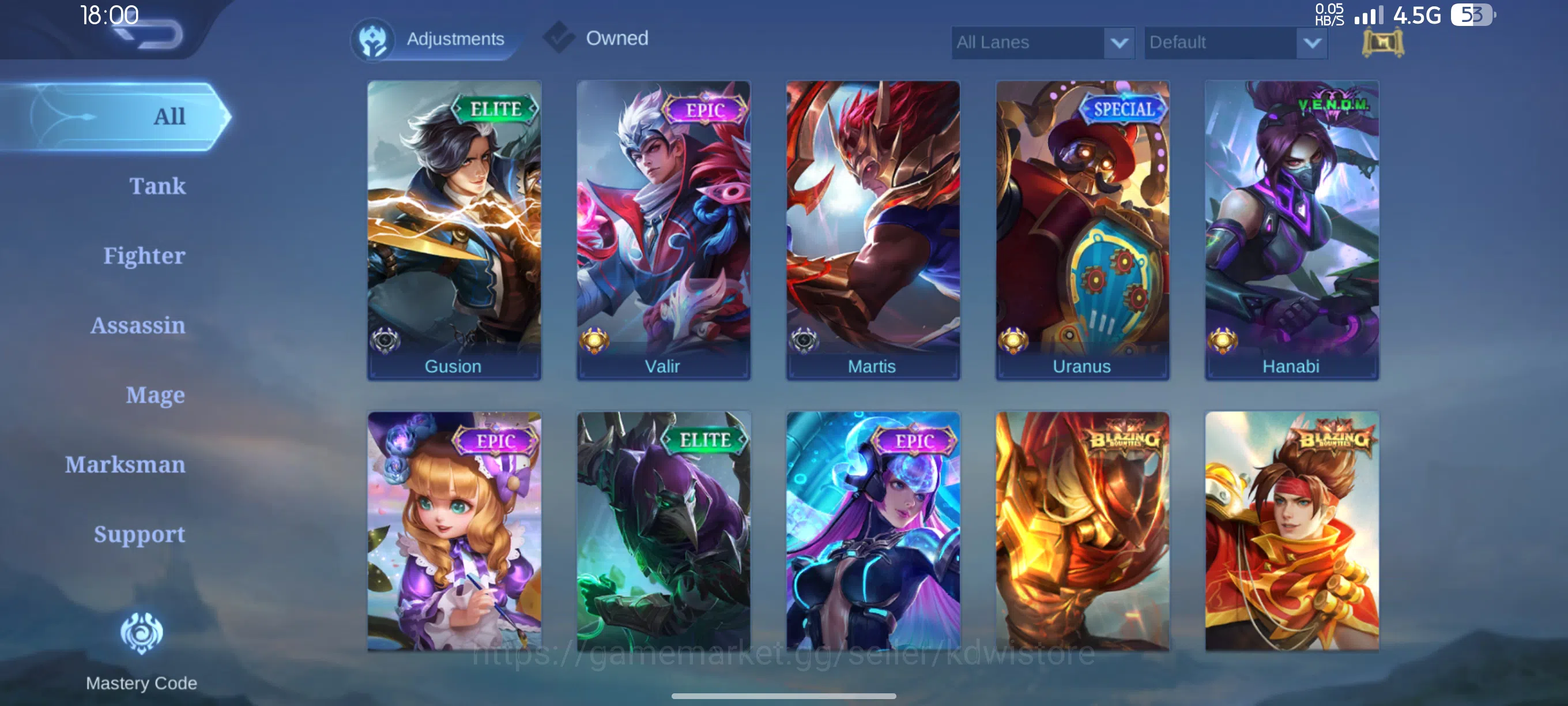 Mobile Legends: Bang Bang Accounts MLBB | PERSONAL ACCOUNT | +15K Match image 9