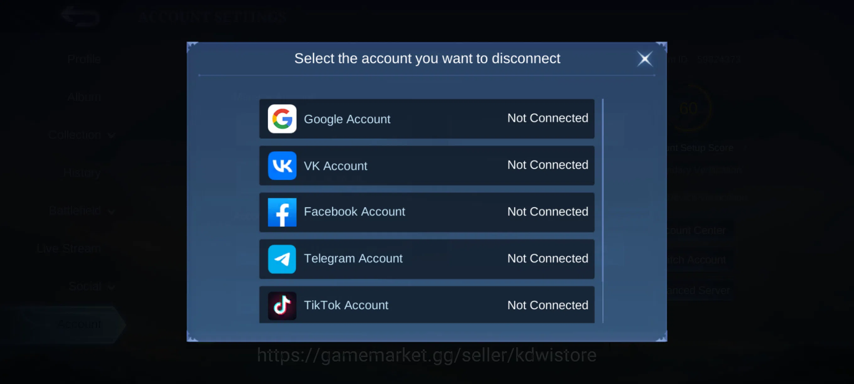 Mobile Legends: Bang Bang Accounts Collector MLBB | PERSONAL ACCOUNT | +15K Match 16