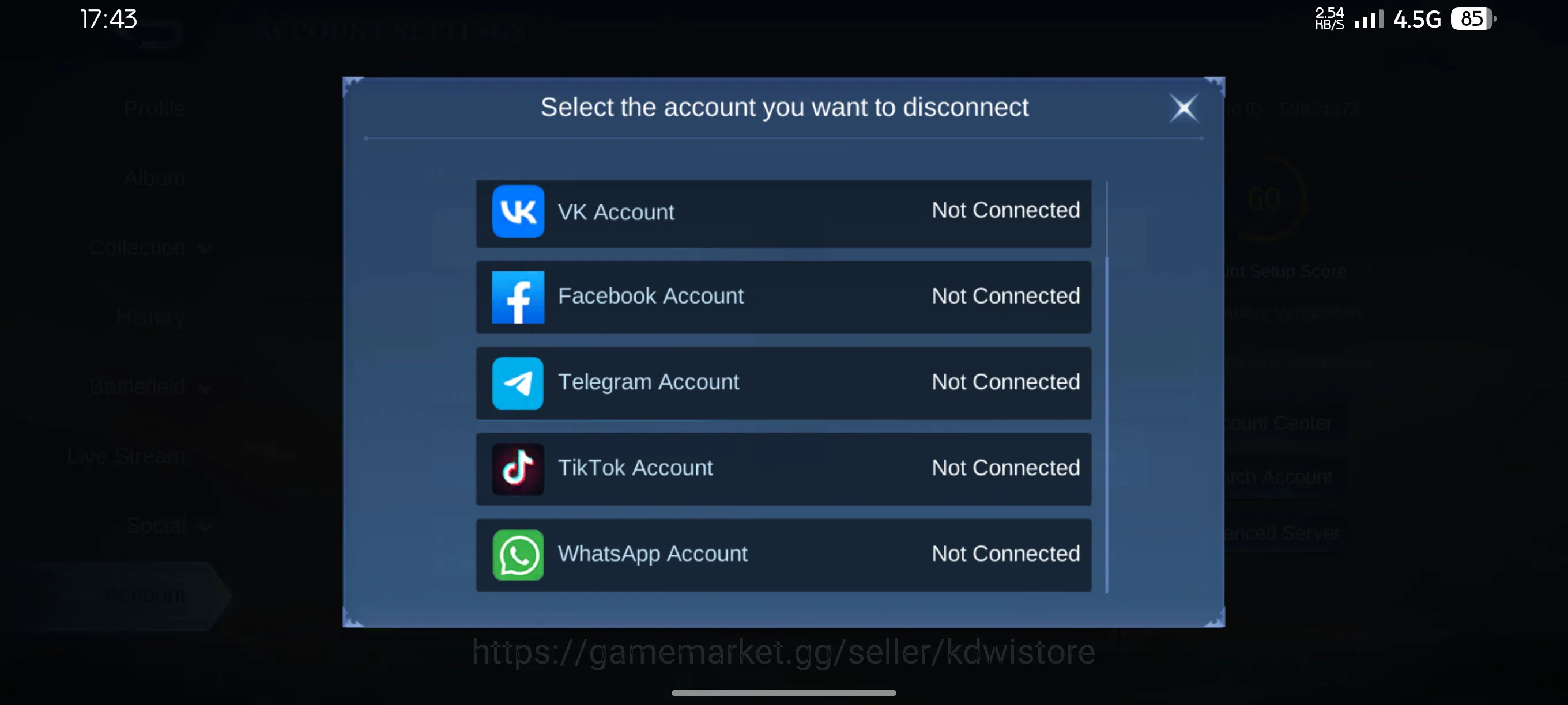Mobile Legends: Bang Bang Accounts Collector MLBB | PERSONAL ACCOUNT | +15K Match 17