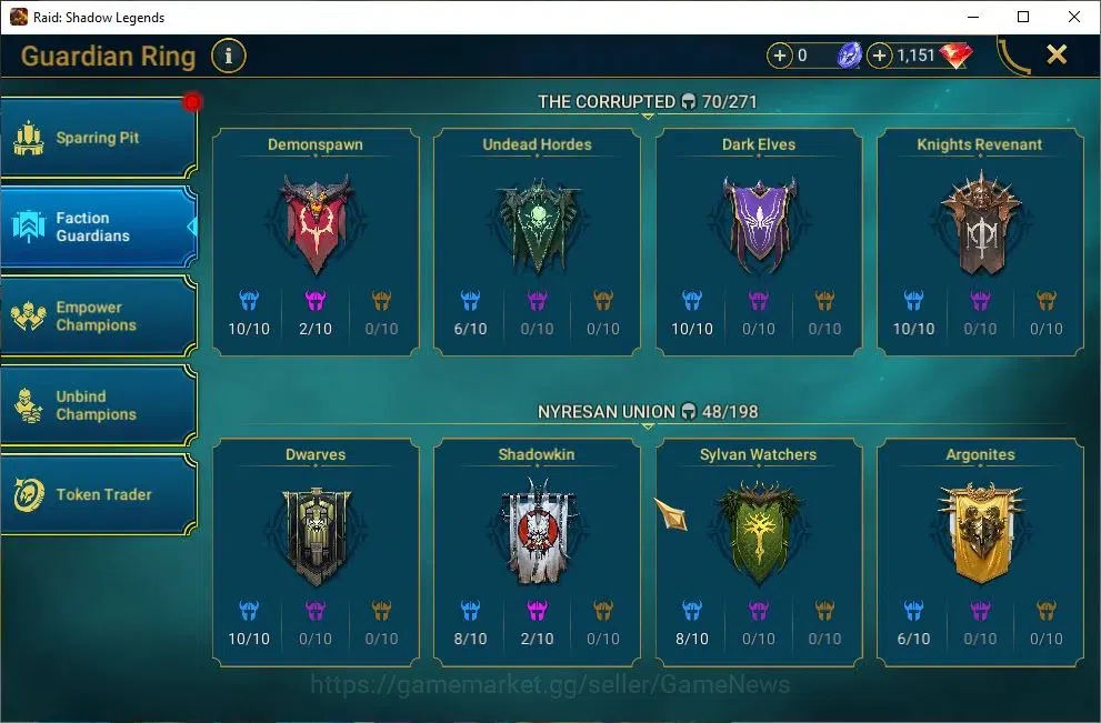 Raid: Shadow Legends Accounts Lv55 1M Power|19 Legend(Wixwell,Hilvi,DKnight,Arta image 13