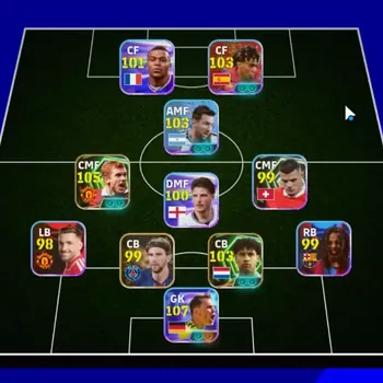 eFootball Accounts Legends & Iconic Players Android|Power 3063|Show Time Manuel Neuer,Lamine Yamal,Lionel Messi|Epic Paul