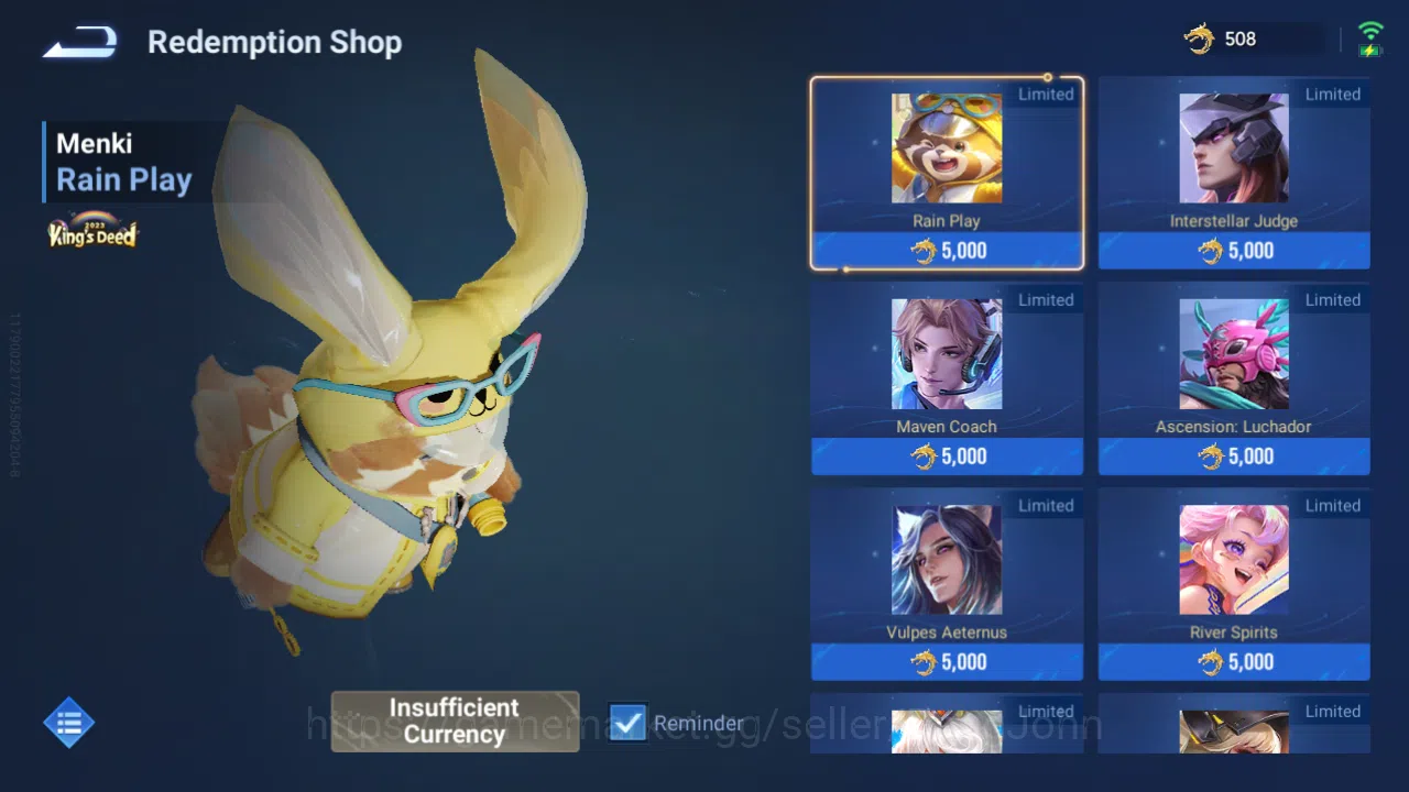 Honor of Kings Accounts Hero 111|Skin 150|Conan Marco|LNY26 DiaoChan|Sanxi image 9