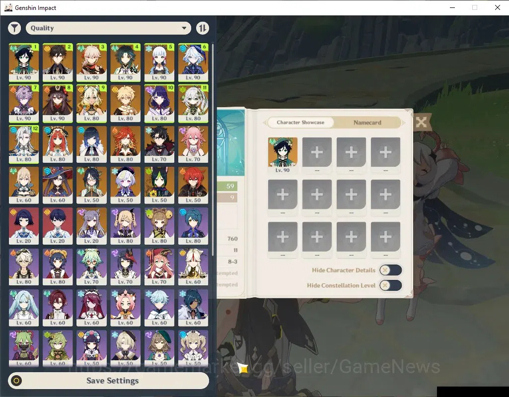 Genshin Impact Accounts ASIA|AR59|Free all Game Hoyo|18Limited+3(*5Wep)|Fu image 1