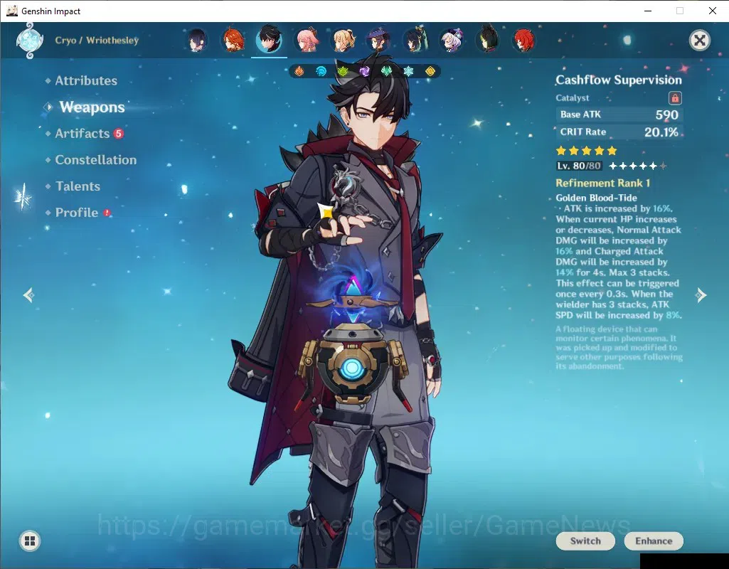 Genshin Impact Accounts ASIA|AR59|Free all Game Hoyo|18Limited+3(*5Wep)|Fu image 5