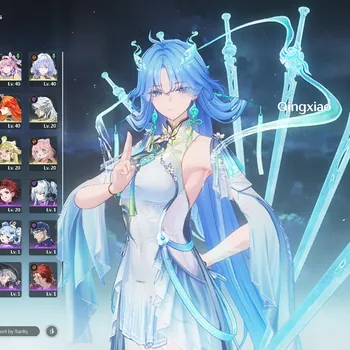 Wuthering Waves Accounts Mid-Game SEA|UL 48|Premium Qingxiao|4 Limited|(Qingxiao, Denia, Mornye, Augusta)+Signature|61 Lstr