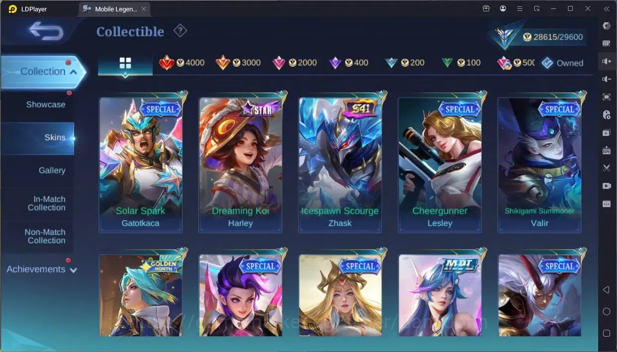 Mobile Legends: Bang Bang Accounts Collector Global|Hero 58|Skin 98|Expert|KOF Karina,GS|Prime YZ|5-STAR Gord|Spongebob 13