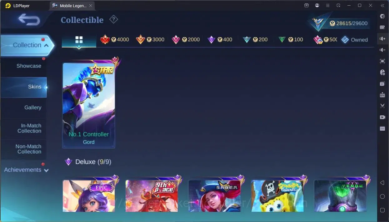 Mobile Legends: Bang Bang Accounts Collector Global|Hero 58|Skin 98|Expert|KOF Karina,GS|Prime YZ|5-STAR Gord|Spongebob 8