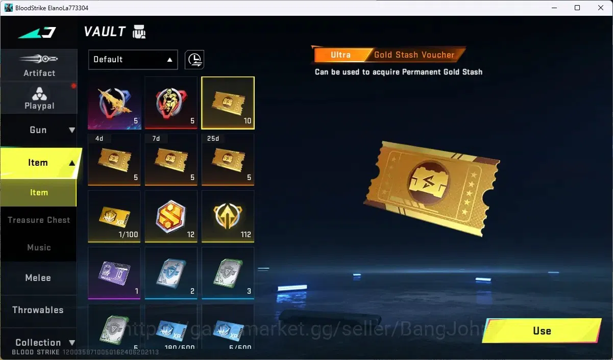 Blood Strike Accounts ASIA | ULTRA MELEE: Talon Knife-Sanctum | ULTRA St image 3