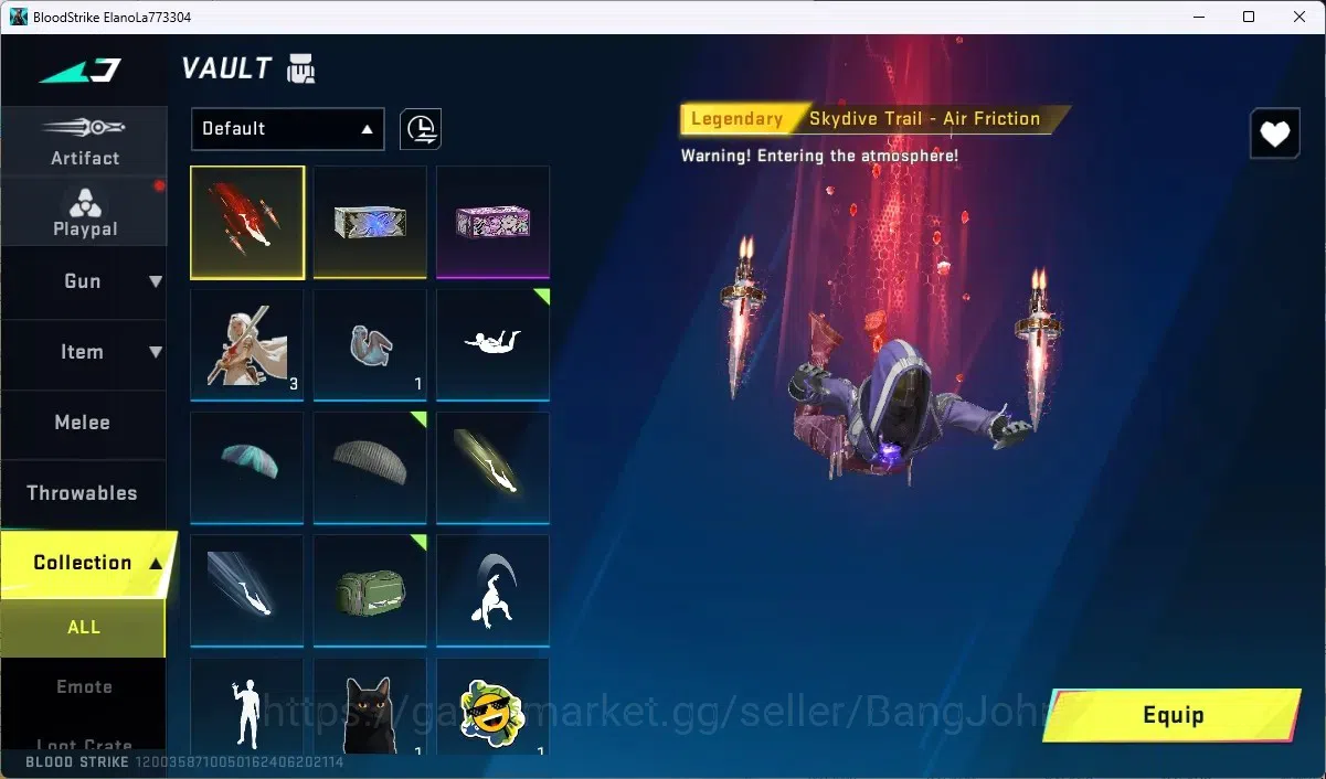 Blood Strike Accounts ASIA | ULTRA MELEE: Talon Knife-Sanctum | ULTRA St image 5