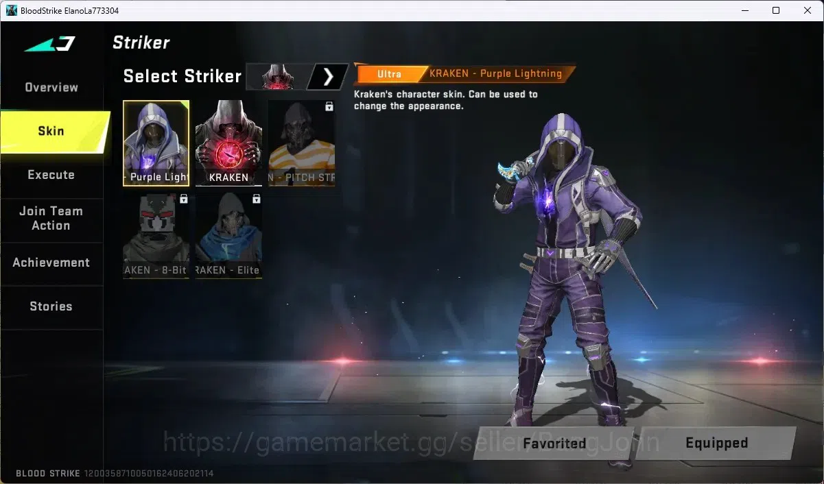 Blood Strike Accounts ASIA | ULTRA MELEE: Talon Knife-Sanctum | ULTRA St image 6
