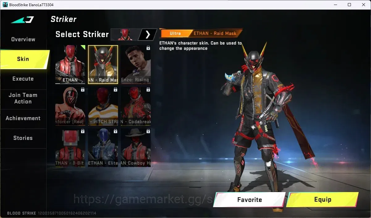 Blood Strike Accounts ASIA | ULTRA MELEE: Talon Knife-Sanctum | ULTRA St image 7