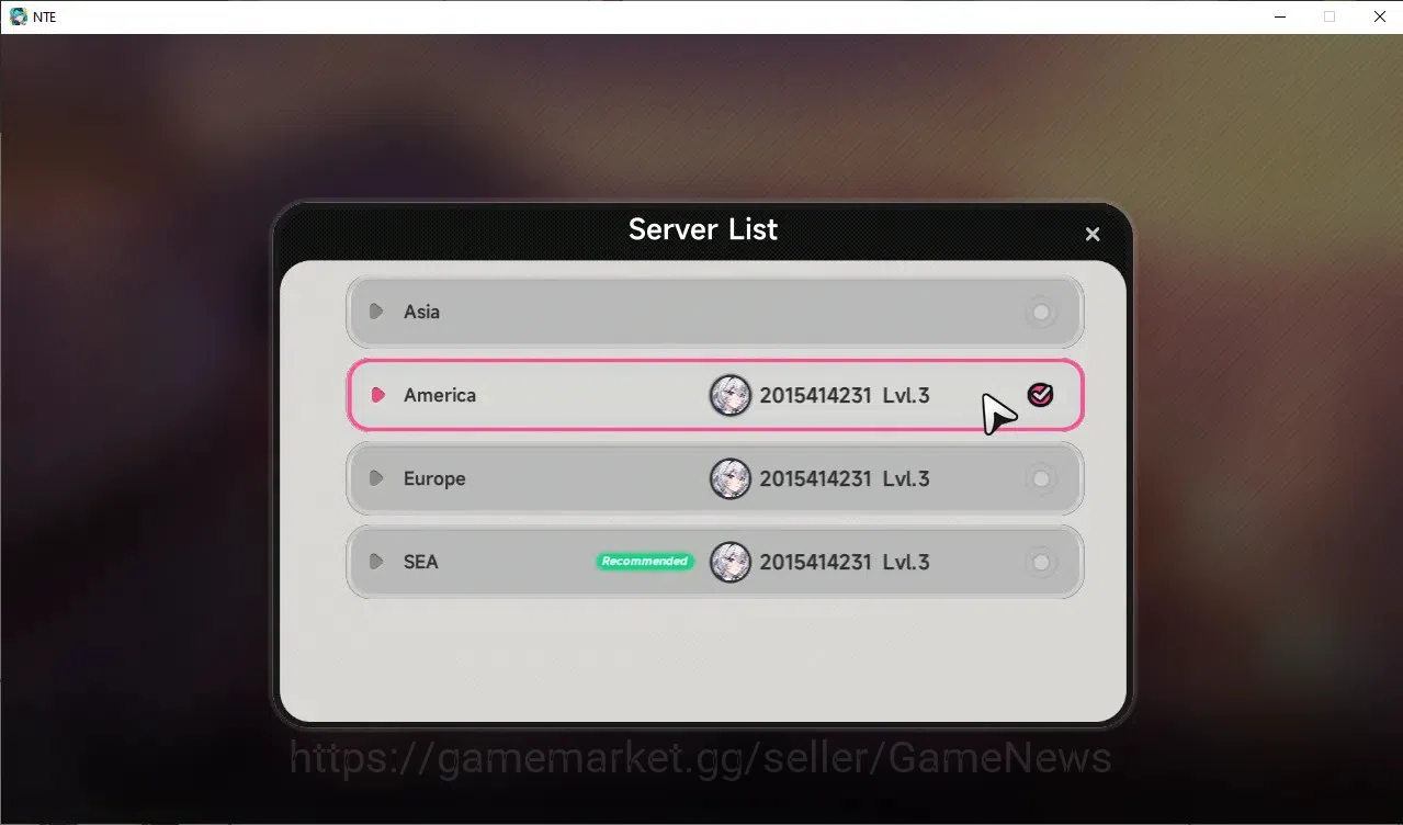 Neverness to Everness Accounts GLOBAL America|HL 3|1 S-Class Hotori|1 S-Class Cha image 1