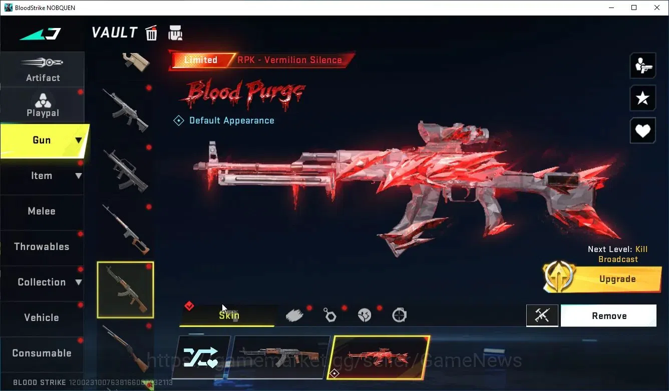 Blood Strike Accounts Collab Skin ASIA|ETERNAL Zero+COLLAB AOT M4A1-Colosus,KAG6,FAL|7 ULTRA[Ethan,SCAR,AR97,Etc]|LMT 14