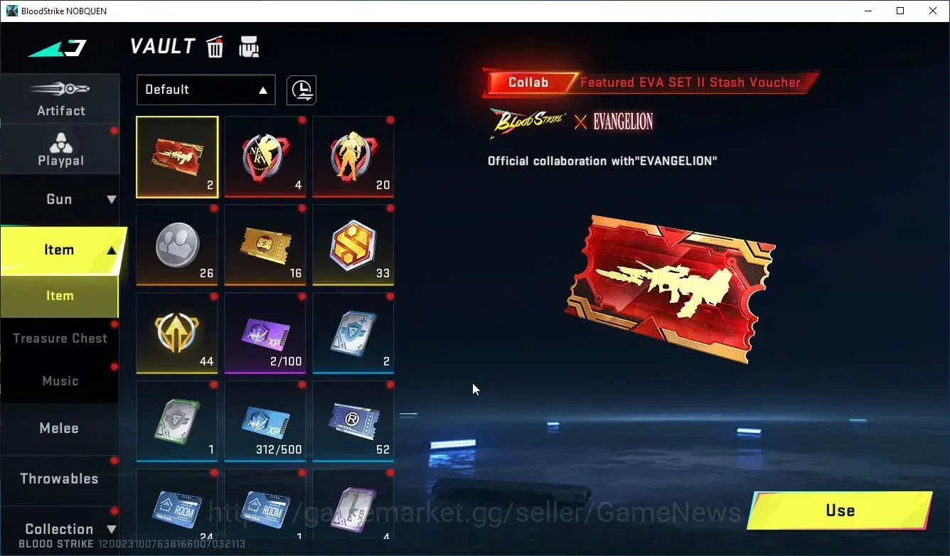 Blood Strike Accounts Collab Skin ASIA|ETERNAL Zero+COLLAB AOT M4A1-Colosus,KAG6,FAL|7 ULTRA[Ethan,SCAR,AR97,Etc]|LMT 15