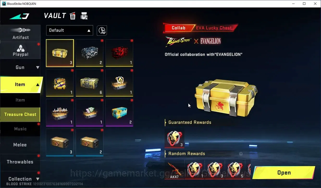 Blood Strike Accounts Collab Skin ASIA|ETERNAL Zero+COLLAB AOT M4A1-Colosus,KAG6,FAL|7 ULTRA[Ethan,SCAR,AR97,Etc]|LMT 16