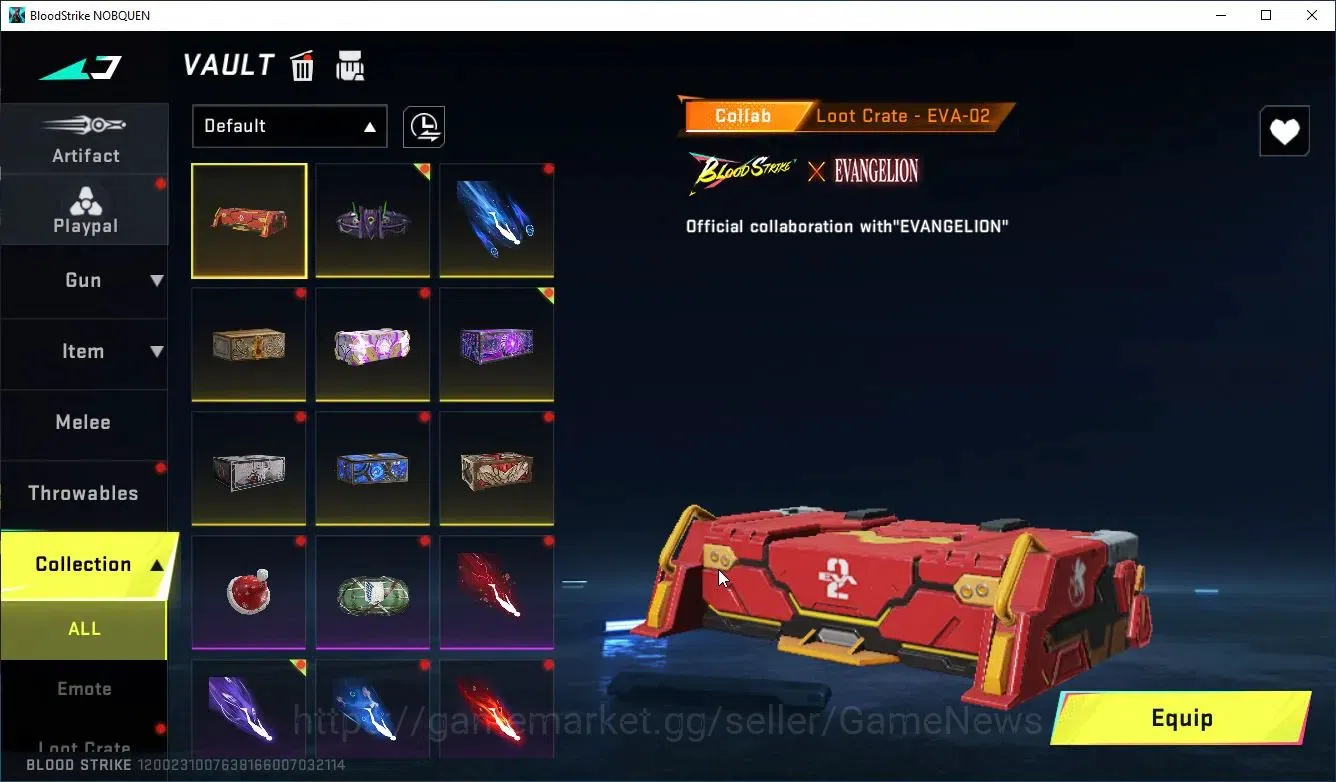 Blood Strike Accounts Collab Skin ASIA|ETERNAL Zero+COLLAB AOT M4A1-Colosus,KAG6,FAL|7 ULTRA[Ethan,SCAR,AR97,Etc]|LMT 17