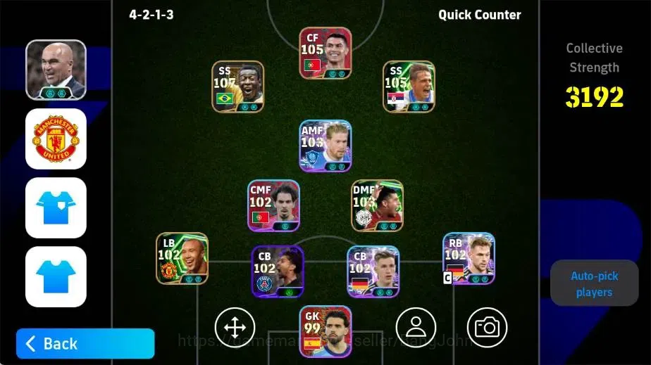 eFootball Accounts Mobile|PW 3192|Pele Epic,Gabriel Batistuta Epic,Ed image 1