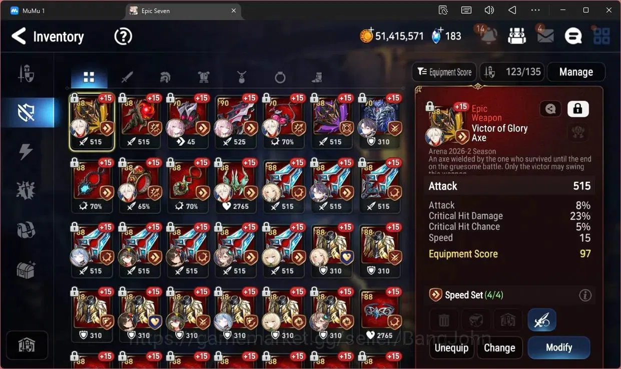Epic Seven Accounts Global | 10 ML(LOTScales,WOM Tenebria,Straze,D Lil image 16