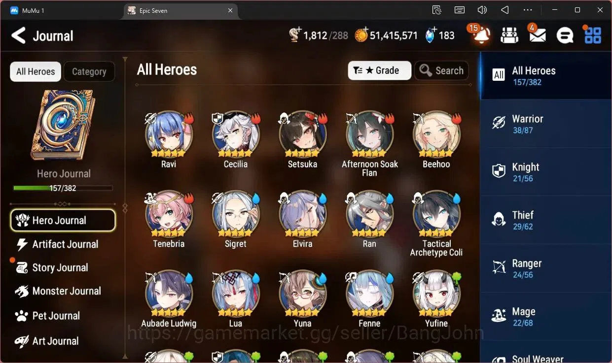 Epic Seven Accounts Global | 10 ML(LOTScales,WOM Tenebria,Straze,D Lil image 4