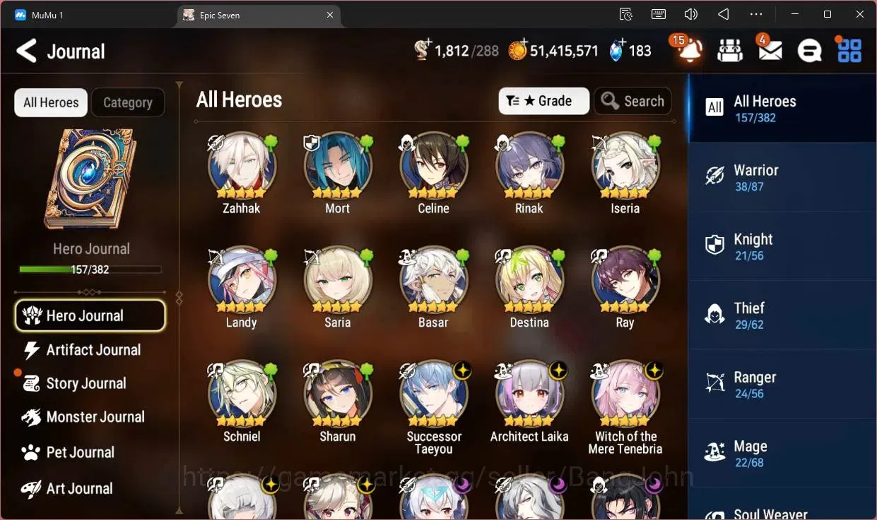 Epic Seven Accounts Global | 10 ML(LOTScales,WOM Tenebria,Straze,D Lil image 5