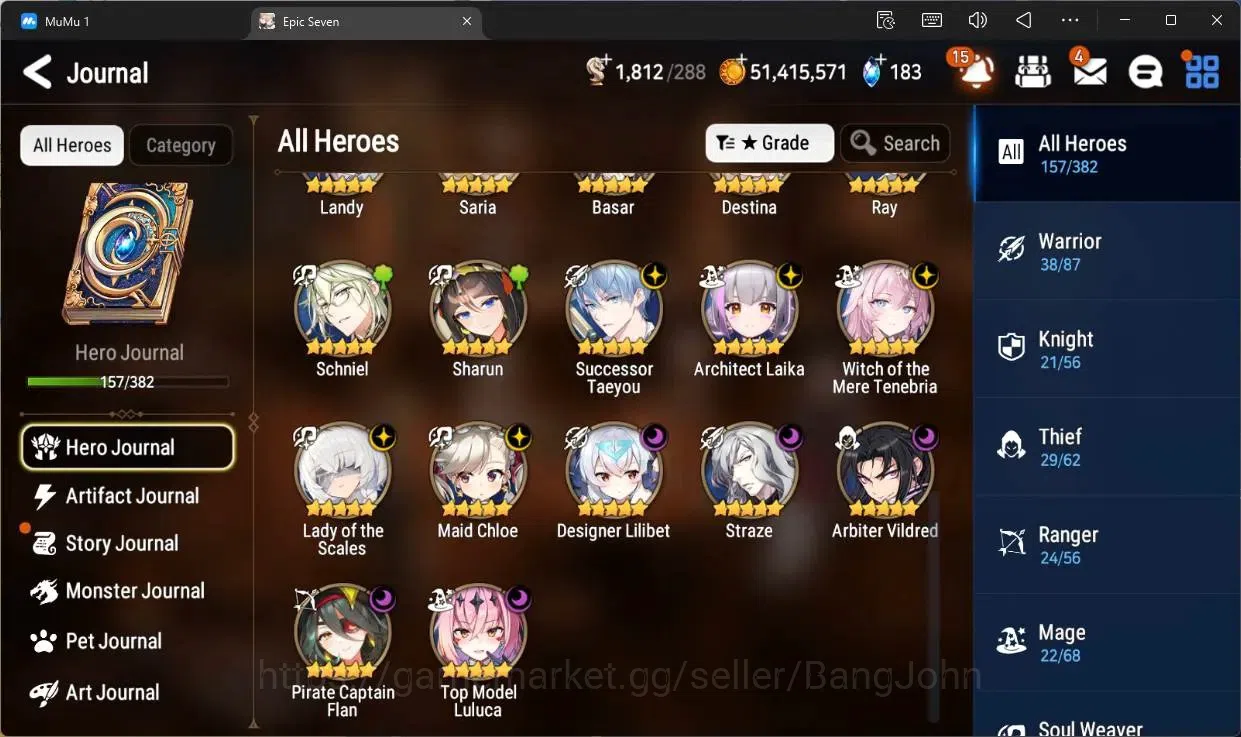 Epic Seven Accounts Global | 10 ML(LOTScales,WOM Tenebria,Straze,D Lil image 6