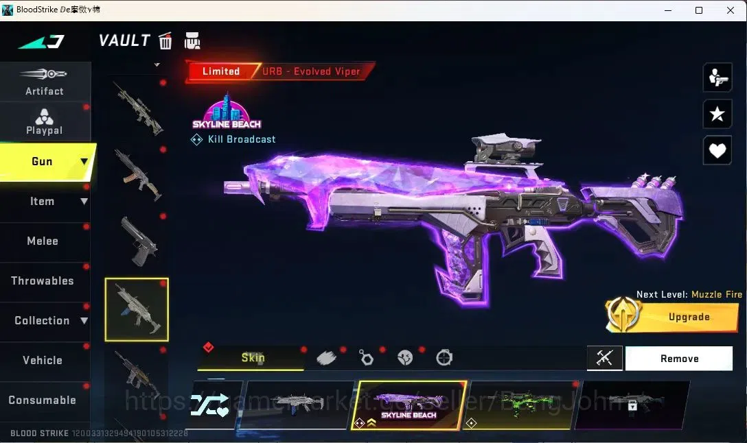 Blood Strike Accounts ASIA | TR Katana|JRB Evolved Viper|2 Ultra Skins|1 image 4