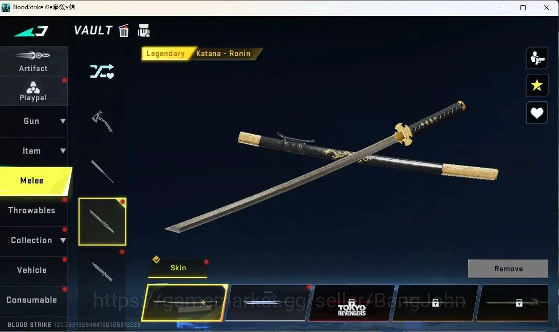 Blood Strike Accounts ASIA | TR Katana|JRB Evolved Viper|2 Ultra Skins|1 image 5