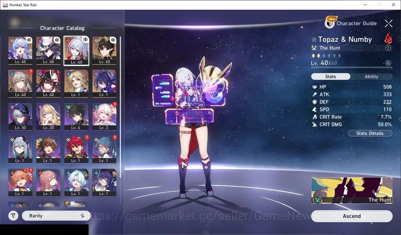 Honkai Star Rail Accounts Asia|TL 27|5 Limited|Ashveil,Robin,Topaz,DH terrae image 4