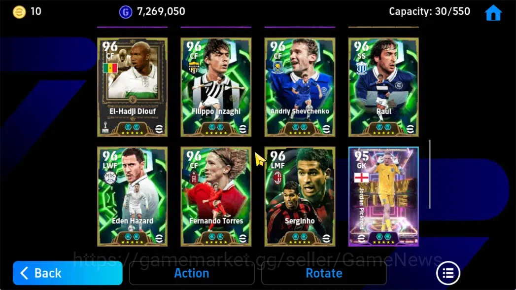 eFootball Accounts Android|Epic Cafu,Oliver Kahn,Dimitar Berbatov,Fra image 10