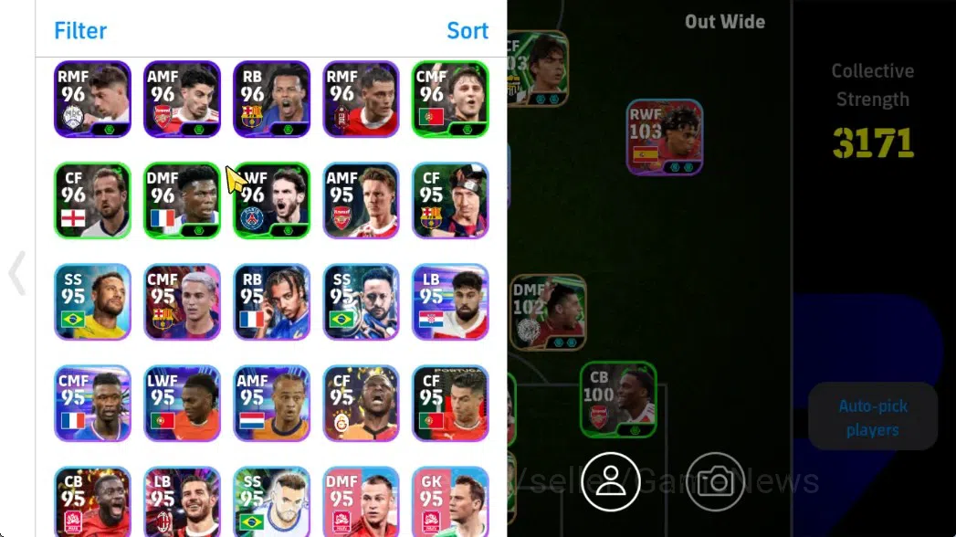 eFootball Accounts Android|Epic Cafu,Oliver Kahn,Dimitar Berbatov,Fra image 3