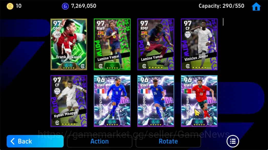 eFootball Accounts Android|Epic Cafu,Oliver Kahn,Dimitar Berbatov,Fra image 6
