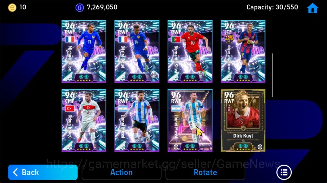 eFootball Accounts Android|Epic Cafu,Oliver Kahn,Dimitar Berbatov,Fra image 9