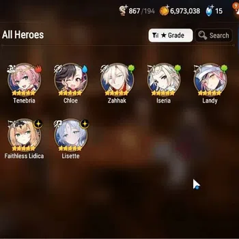 Epic Seven Accounts Starter Global|Unverif|Starter New Era|2 ML(Lisette,F Lidica)|Theater Untouch|PoH+Bless