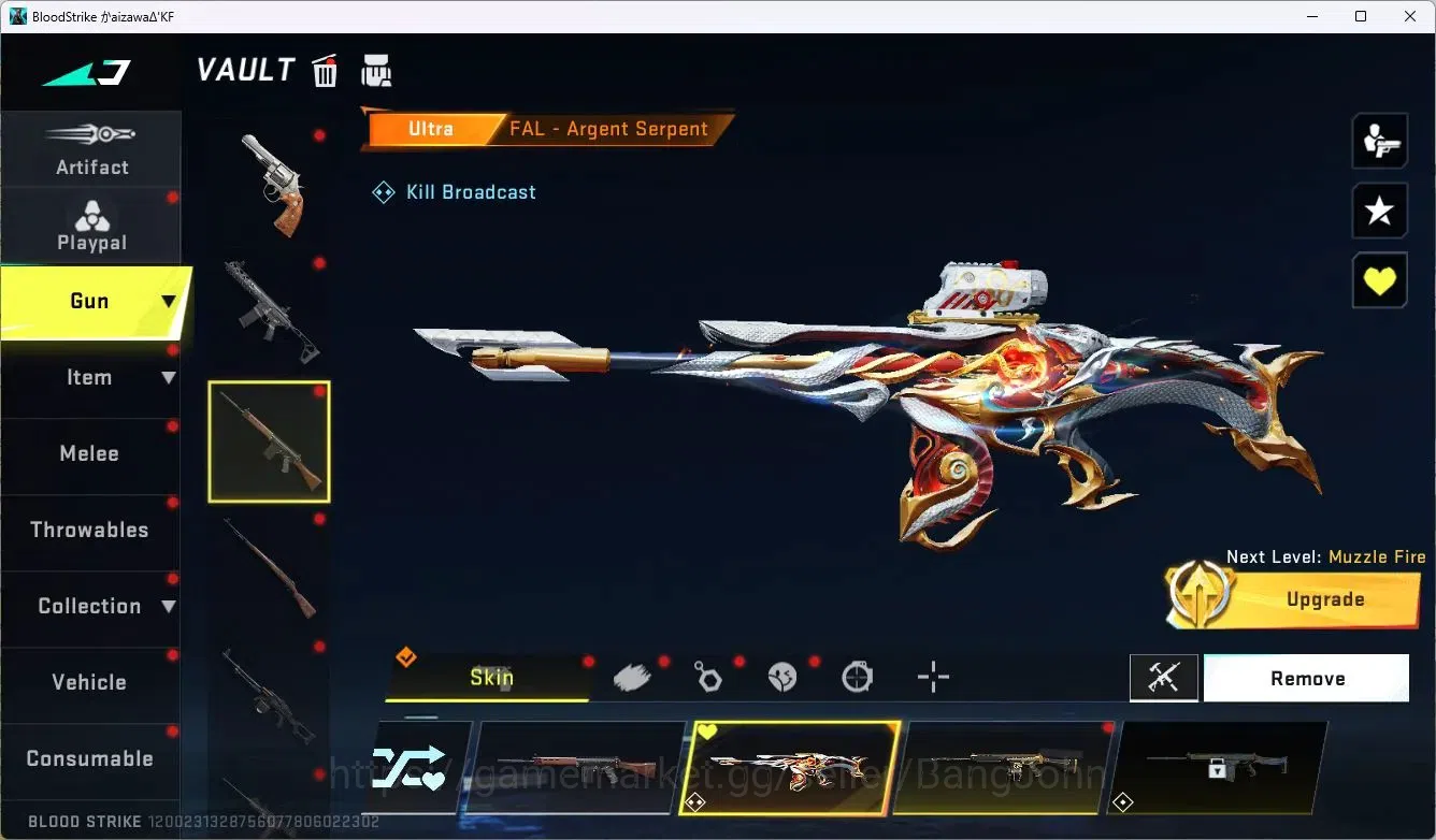 Blood Strike Accounts ASIA | ETERNAL NOVA | 1 EVA Guns | 1 7DS Guns | 1 image 16
