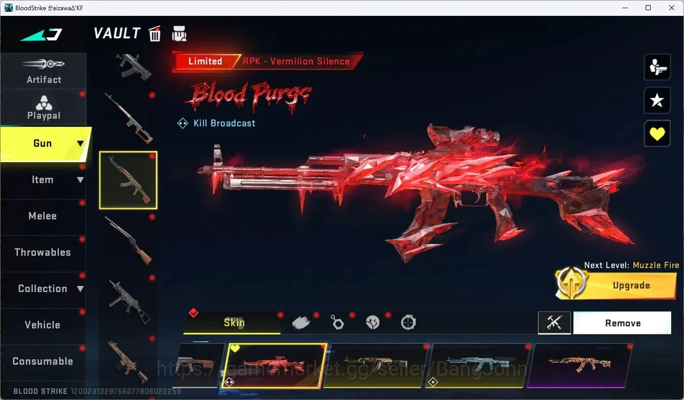 Blood Strike Accounts ASIA | ETERNAL NOVA | 1 EVA Guns | 1 7DS Guns | 1 image 7