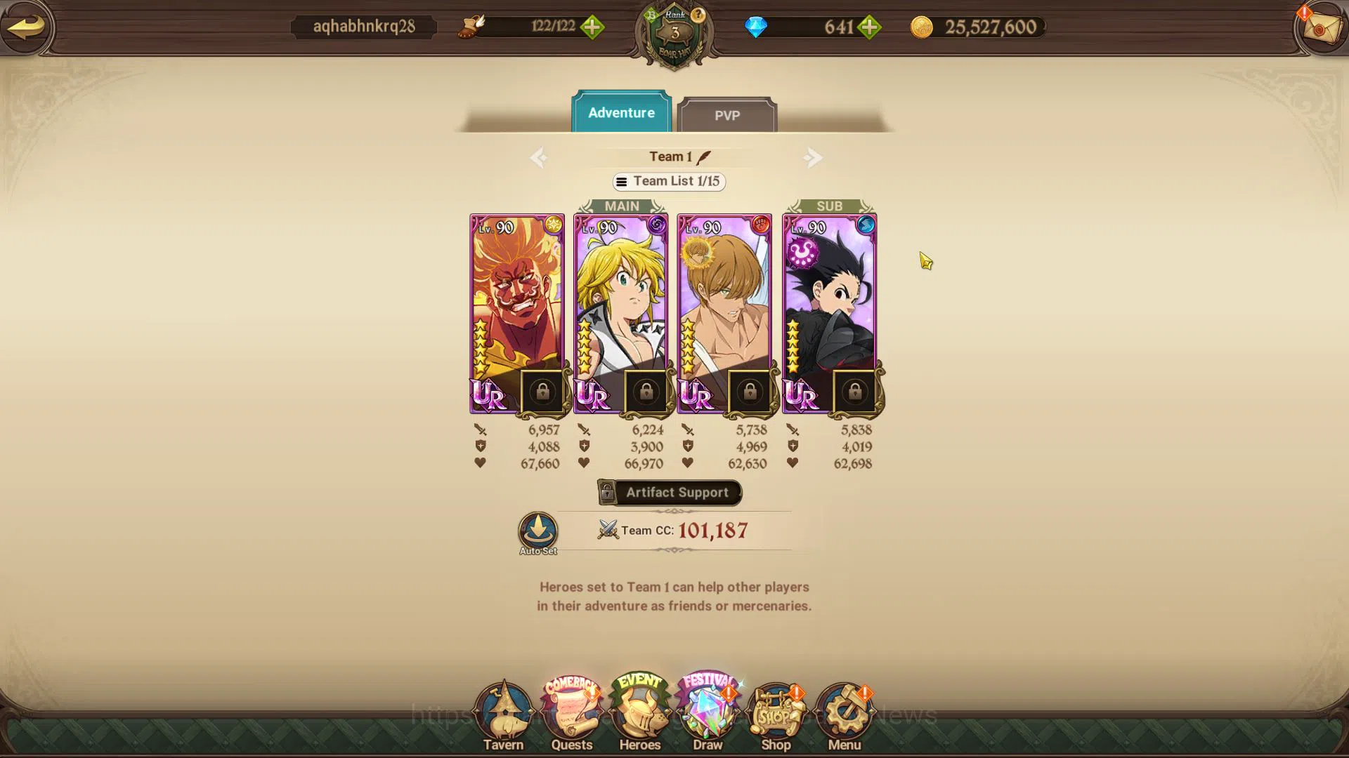 The Seven Deadly Sins: Grand Cross Accounts Global|310K CC|Fresh Starter Ch1|641 DM|4 UR| Nigh image 6