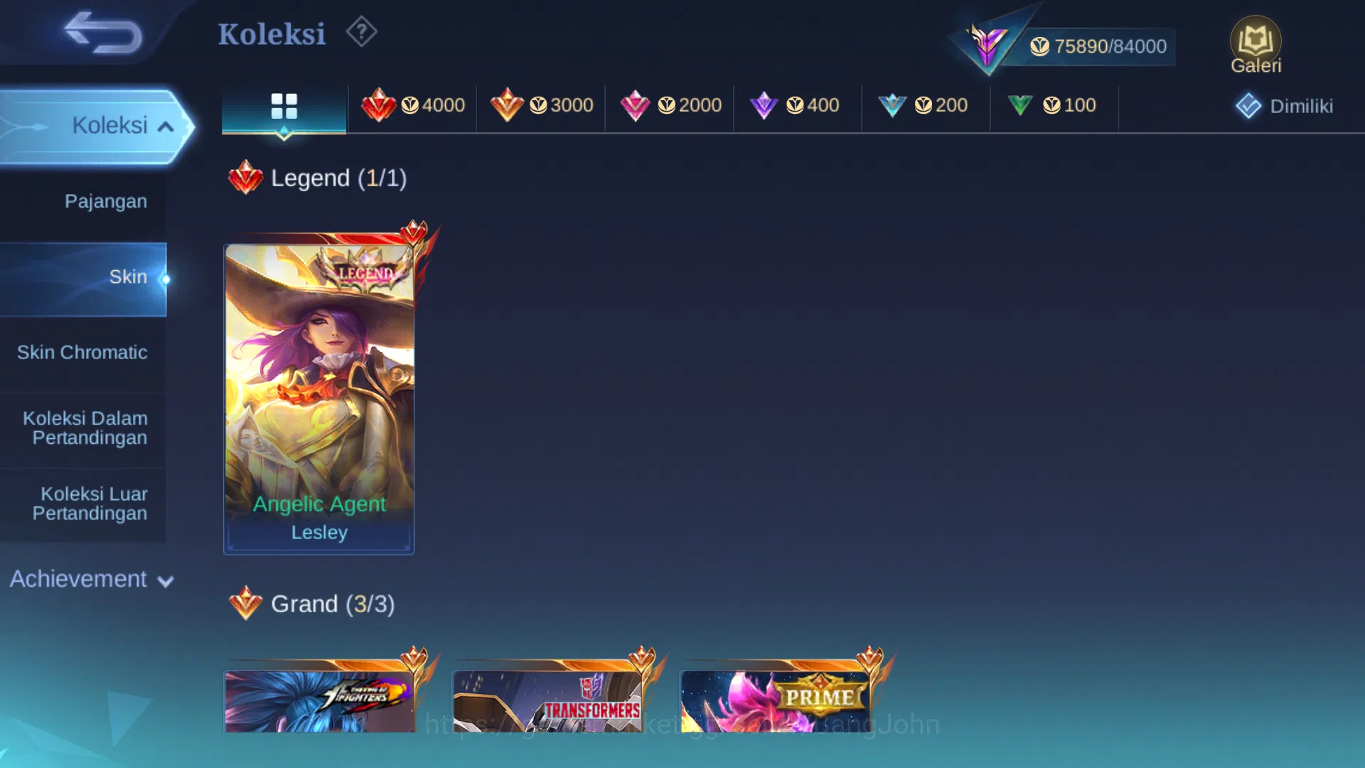 Mobile Legends: Bang Bang Accounts Hero 128 | Skin 278 | Legend Lesley | Prime Claude image 2