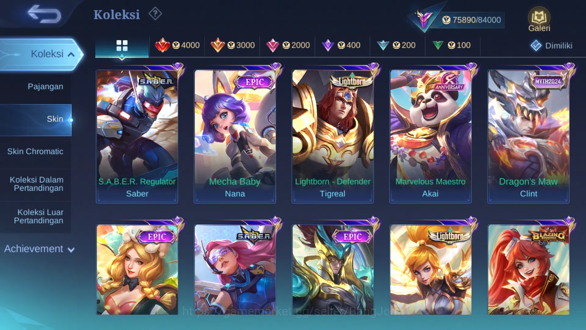 Mobile Legends: Bang Bang Accounts Hero 128 | Skin 278 | Legend Lesley | Prime Claude image 5
