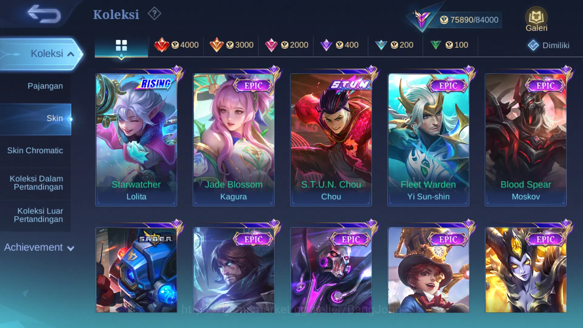 Mobile Legends: Bang Bang Accounts Hero 128 | Skin 278 | Legend Lesley | Prime Claude image 6