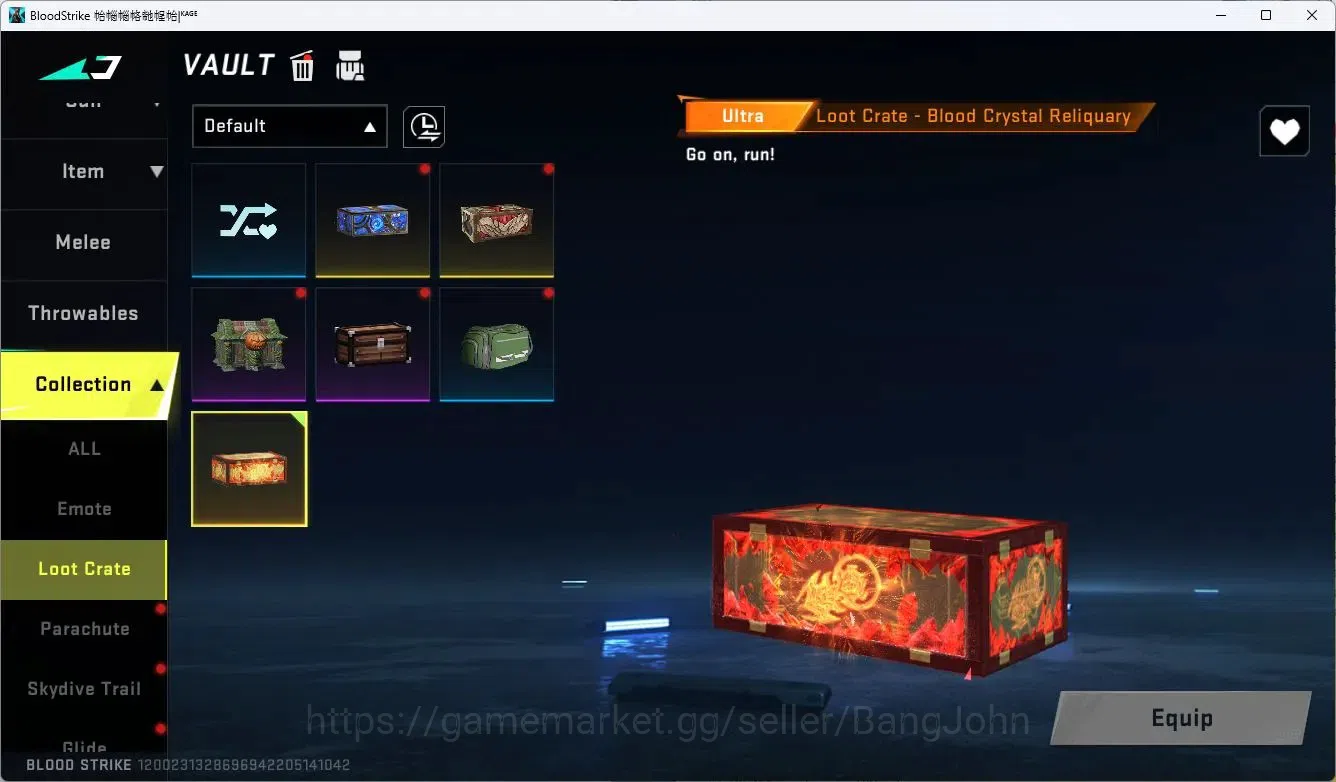 Blood Strike Accounts ASIA  | 4 Collab Skins | Limited MP7-Verdant | 10  image 12