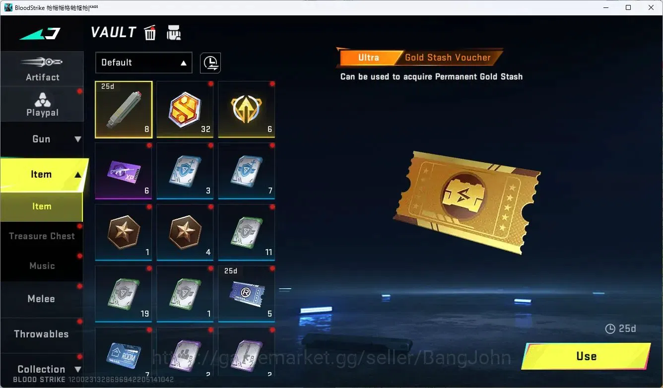 Blood Strike Accounts ASIA  | 4 Collab Skins | Limited MP7-Verdant | 10  image 16