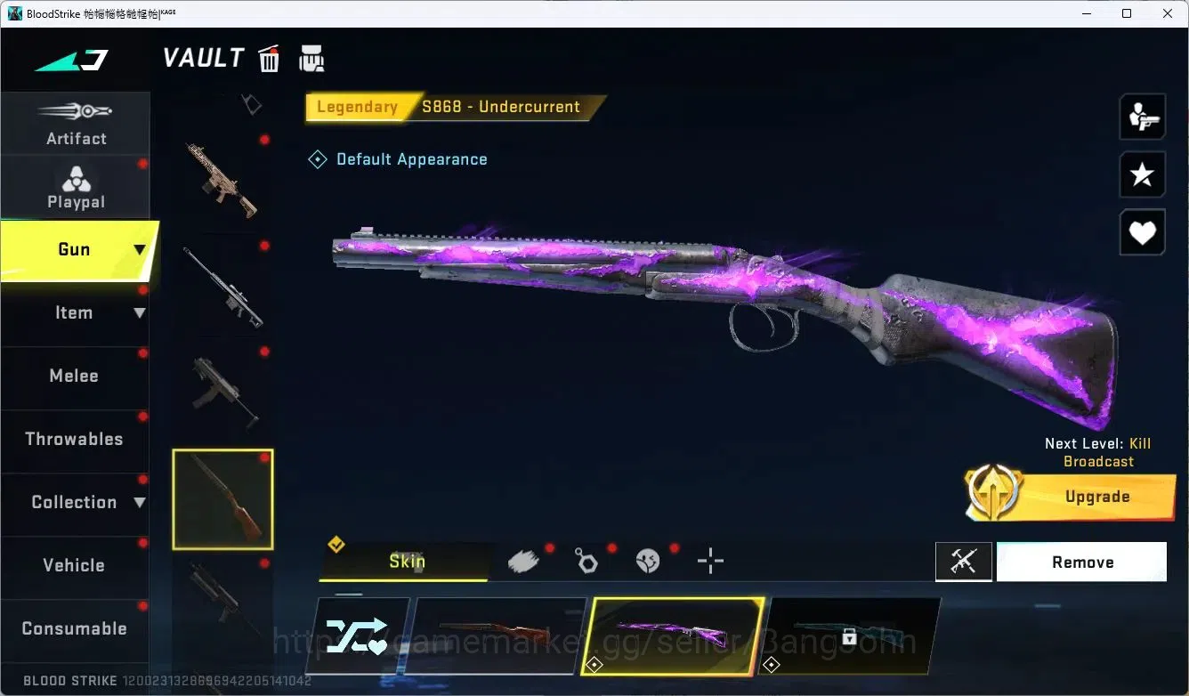 Blood Strike Accounts ASIA  | 4 Collab Skins | Limited MP7-Verdant | 10  image 17