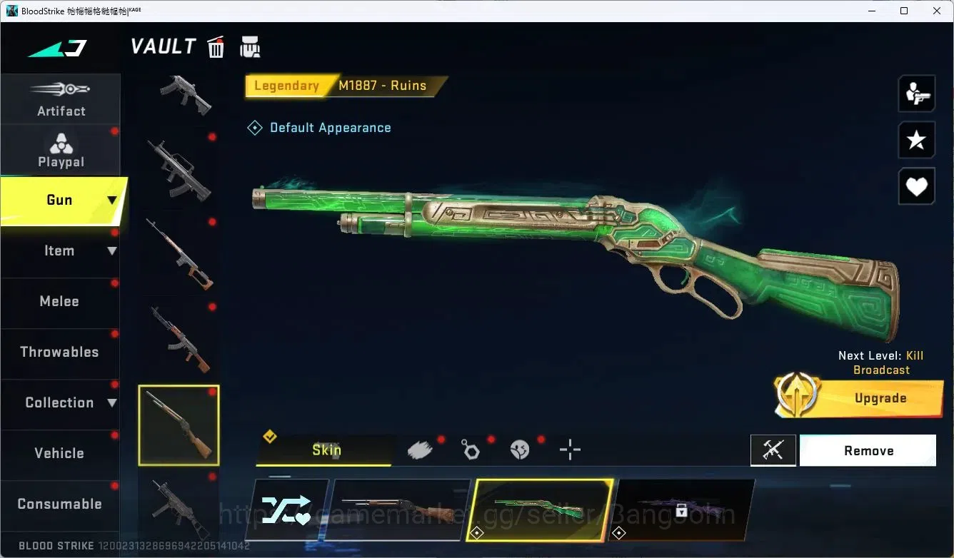 Blood Strike Accounts ASIA  | 4 Collab Skins | Limited MP7-Verdant | 10  image 19