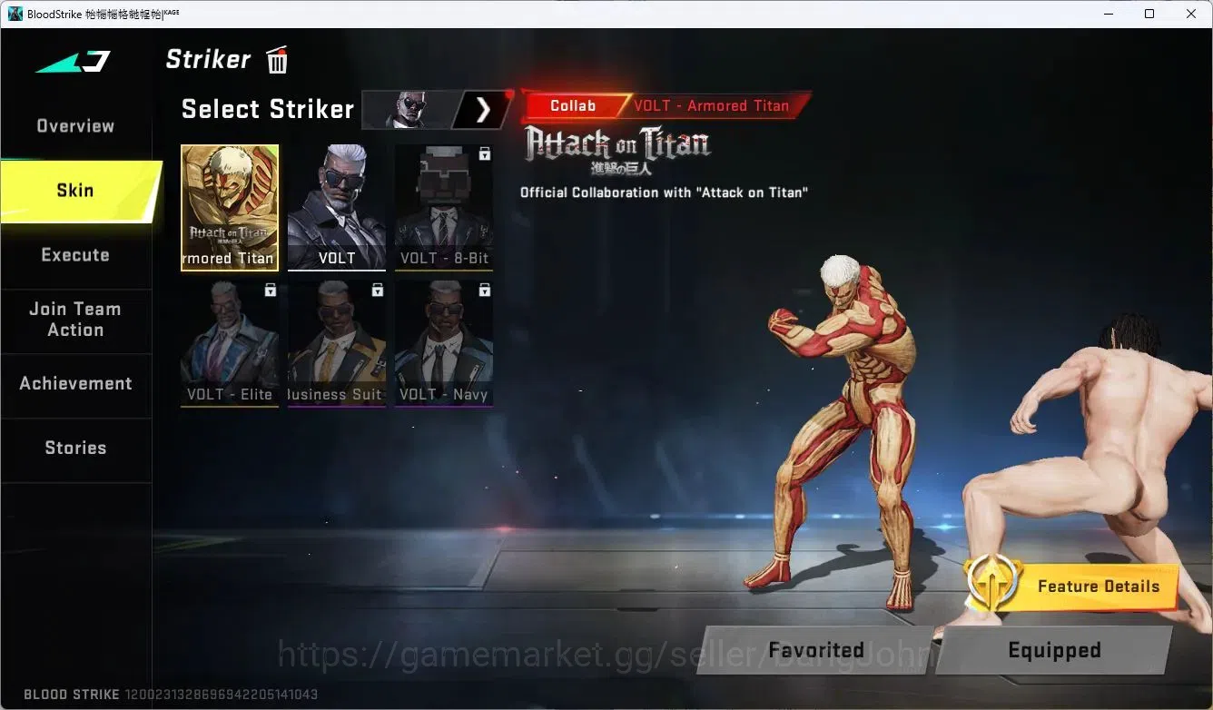 Blood Strike Accounts ASIA  | 4 Collab Skins | Limited MP7-Verdant | 10  image 5