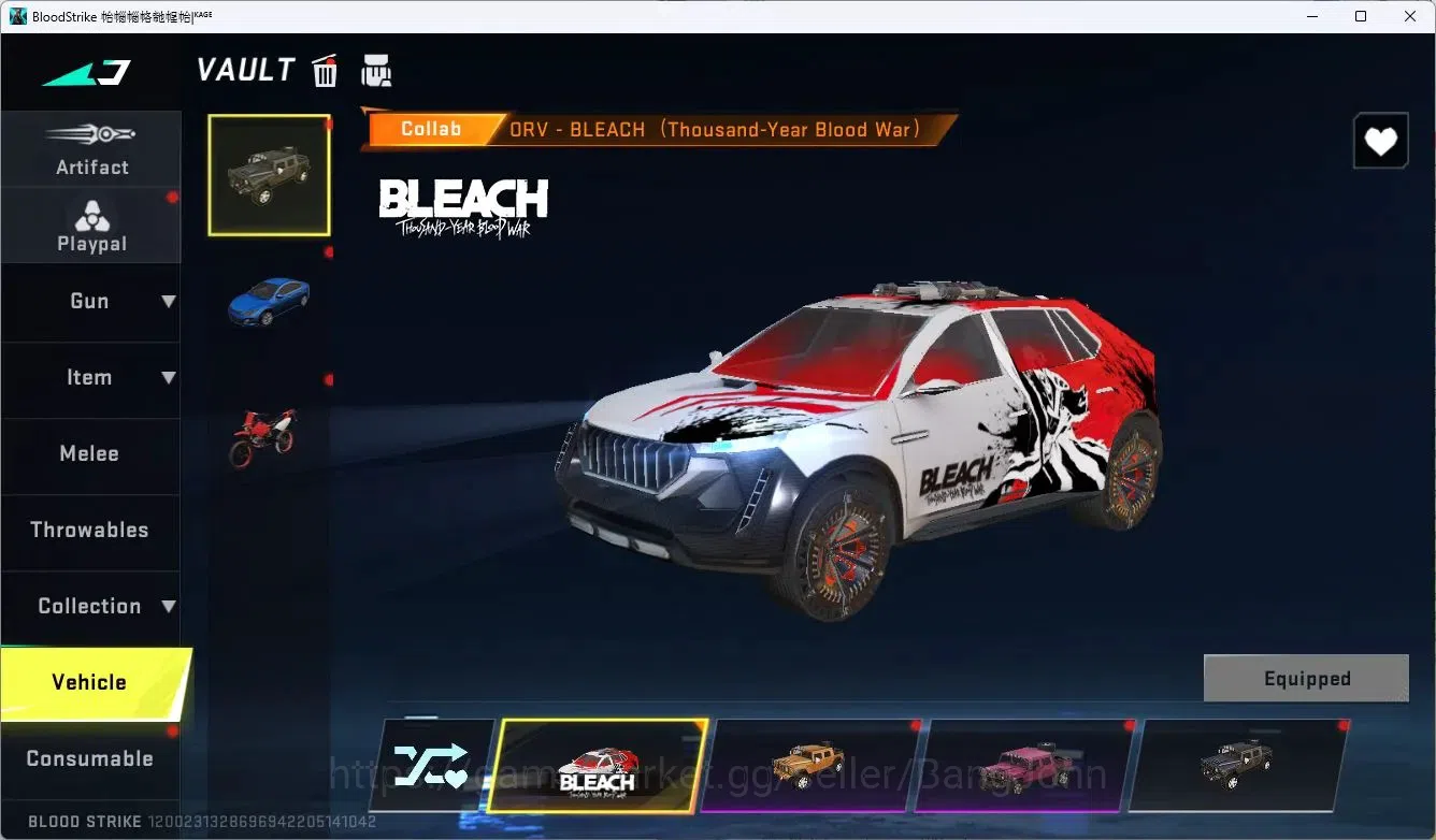 Blood Strike Accounts ASIA  | 4 Collab Skins | Limited MP7-Verdant | 10  image 9